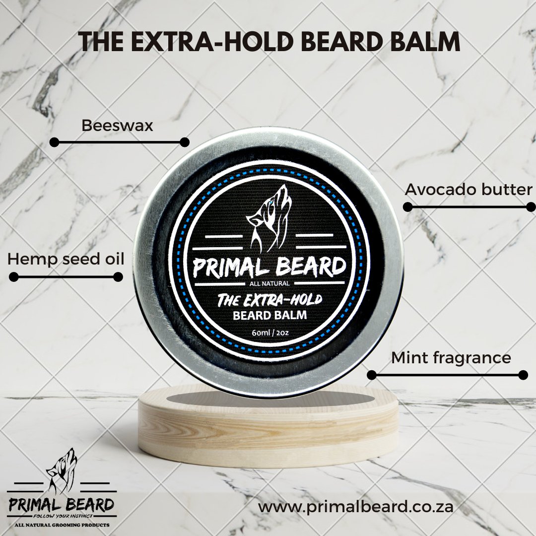 Beard Balm 60ml - The Extra - Hold - Primal Beard