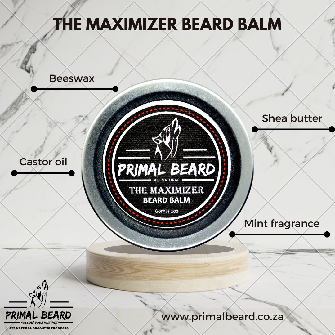 Beard Balm 60ml - The Maximizer - Primal Beard