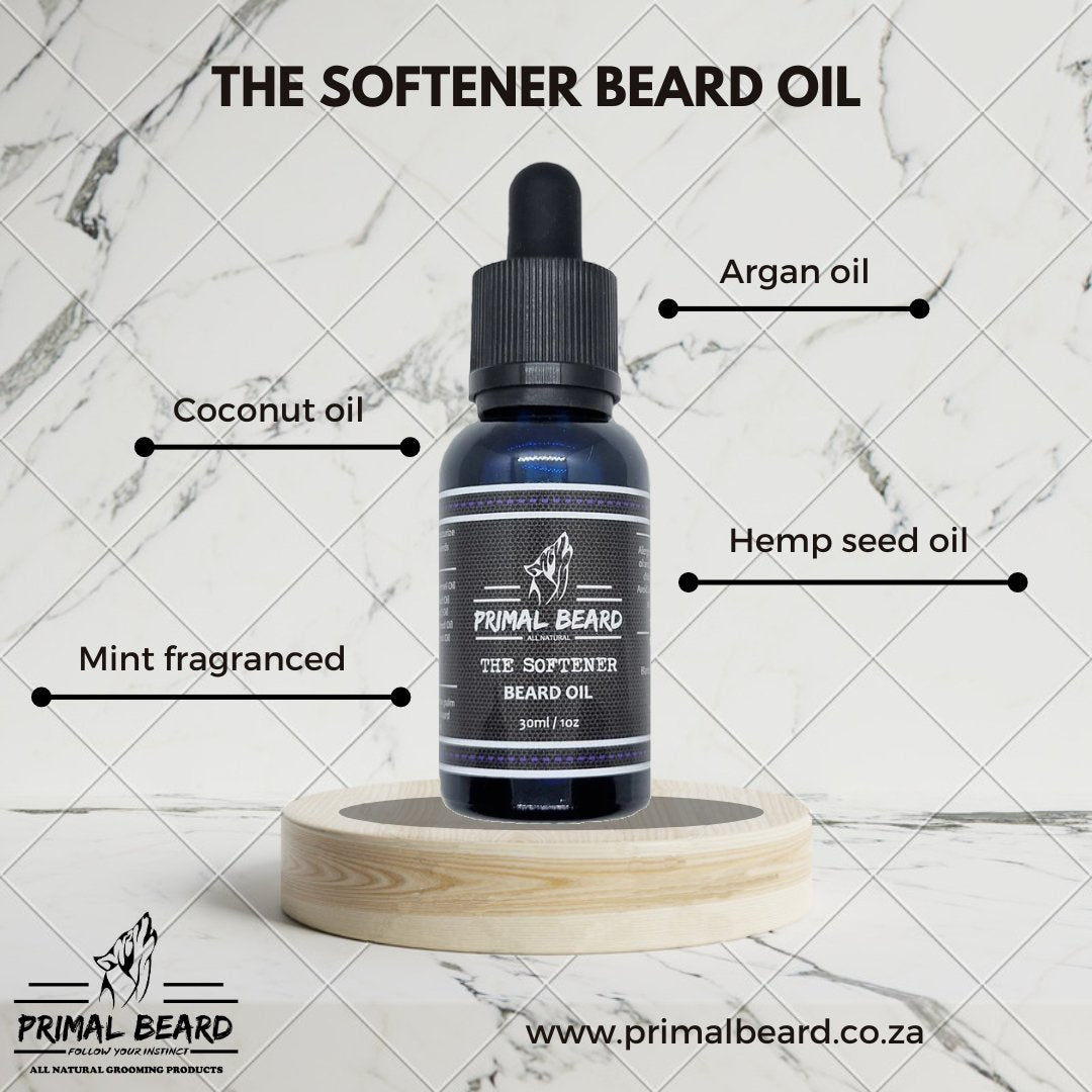 Beard Oil 30ml - The Softener - Primal Beard