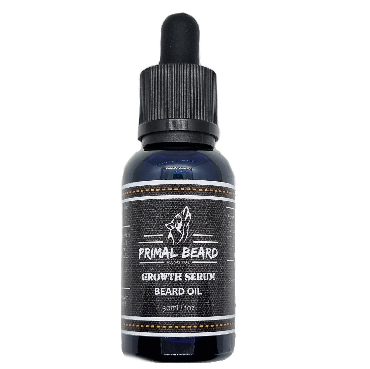 Beard Oil 30ml - Growth Serum - Primal Beard