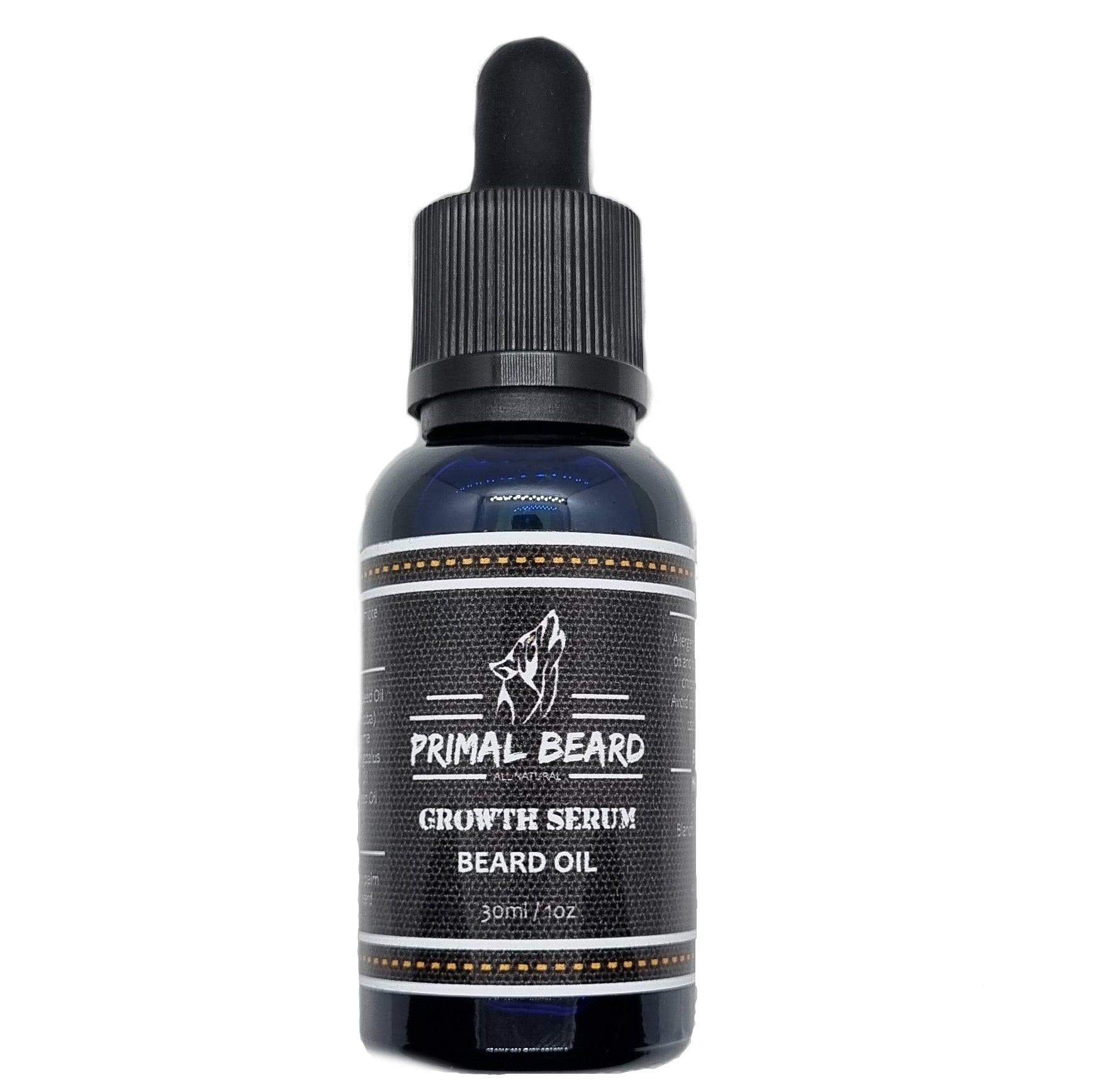 Beard Oil 30ml - Growth Serum - Primal Beard